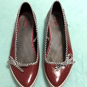 Nautical KEDS slip on sneakers